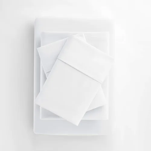 Vista 7 de Juego de sábanas de 4 piezas, 800 hilos, 100% algodón, sábanas tamaño individual, color negro, algodón de fibra larga, transpirable y refrescante