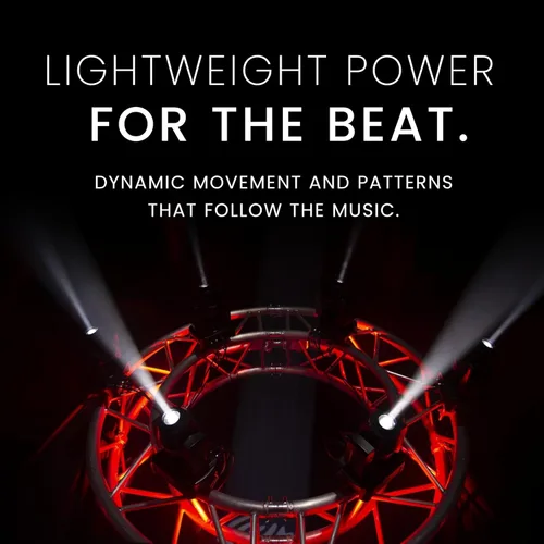 Vista 6 de CHAUVET DJ – Intimidator Spot 110 Compact Led Moving Head Diseño ligero para aplicaciones móviles Ruedas de color y Gobo para programación