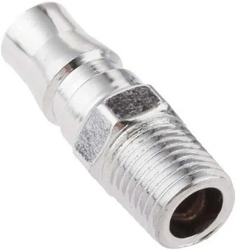 Vista 3 de Acoplador de aire BE-TOOL PM20-1/4" BSP Conectores de línea aérea macho de liberación rápida para herramientas de compresor (paquete de 2)