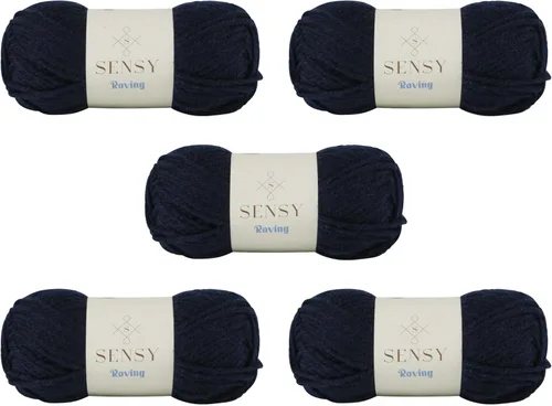 Vista 79 de Sensy Roving - Ovillo de lana multicolor, 3.5 onzas, 132 yardas, calibre 5, voluminoso (otoño)