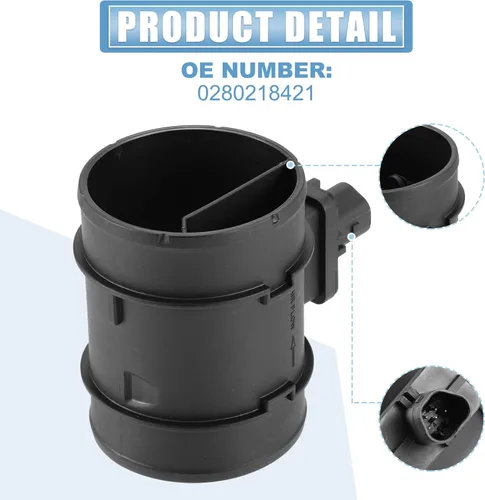 Vista 4 de X AUTOHAUX 0280218421 Sensor de flujo de aire de masa de coche Sensor MAF Reemplazo de flujo de aire para Chevrolet Aveo 2009-2011 para Chevrolet