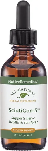 Vista 2 de Native Remedies Complete Sciatigon ComboPack - Suplemento de hierbas naturales que ayuda a reducir la presión sobre el nervio ciático y el remedio