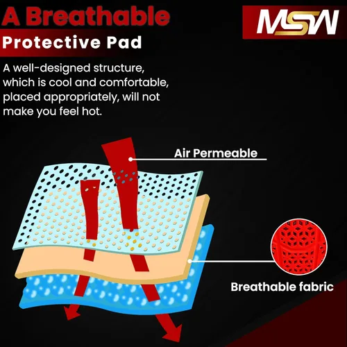 Vista 7 de Almohadillas de armadura certificadas CE Nivel 2, nivel 2 aprobadas para espalda, hombros y codos protectores de armadura para chaquetas