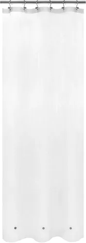 Vista 7 de Barossa Design - Forro de cortina de ducha blanco, PEVA de gama alta, libre de bisfenol A y de cloruro de polivinilo, sin olor químico, cortina