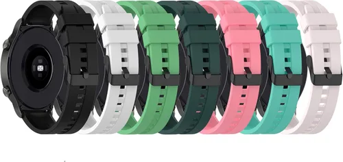 Vista 14 de FitTurn Band Compatible with Huawei Watch 5 4 Pro/GT 6 5 4 3 2 Pro/GT 2e/GT 6 5 4 46mm/GT2 46mm/GT Active/ Replacement Straps Silicone Bands