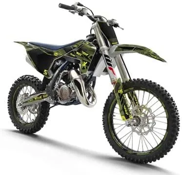 Vista 4 de Kit de base gráfica Mini TC 50 Apache Green Senge 2018-2023 compatible con Husqvarna