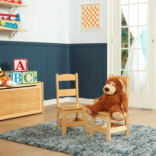 Vista 9 de Melissa & Doug - 2 unidades de sillas en madera
