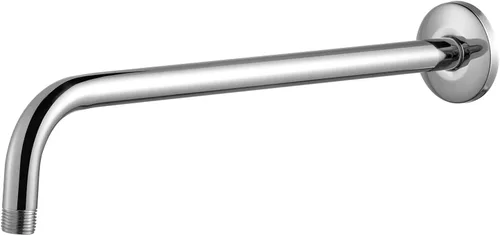 Vista 25 de OFFO Brazo de ducha con brida, 24 pulgadas níquel cepillado montaje en pared brazo de cabezal de ducha de ángulo de repuesto montado en pared