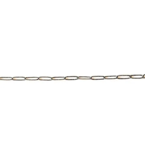 Vista 2 de Antique Silver Textured Paperclip Link Charm Bracelet Base - D.I.Y. - BUILD YOUR CHARM BRACELET! (Med - 7 inch)