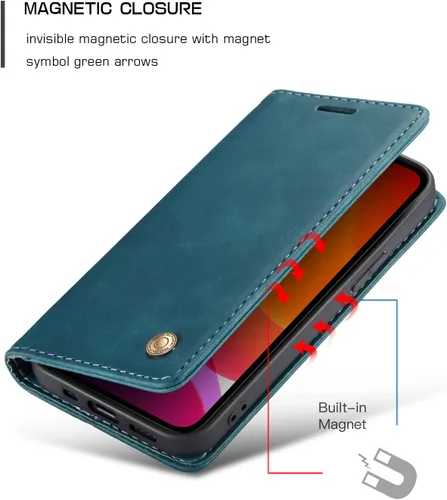 Vista 33 de QLTYPRI Funda tipo cartera para iPhone Air con tarjeteros, color negro