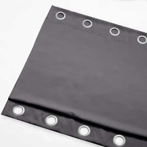 Vista 7 de NICETOWN Cortinas grises para exteriores para patio, impermeables, 2 paneles, resistentes al viento, a prueba de óxido, ojales superiores e