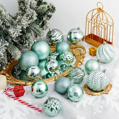 Vista 3 de XmasExp - Bolas de Navidad para colgar (34 unidades, irrompibles)