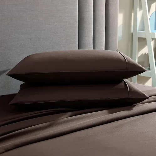 Vista 19 de American Home Collection Juego de 2 fundas de almohada de microfibra de doble cepillado, suaves y de fácil cuidado