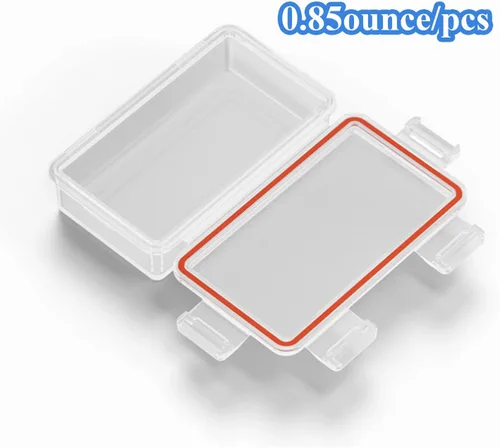 Vista 5 de Heyiarbeit 2 x 18650 caja de almacenamiento de batería titular caja organizadora transparente 2 unids