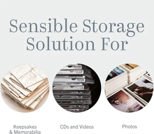 Vista 8 de Caja de almacenamiento con diseño elegante Snap-N-Store (SNS01913) Almacenamiento DVD 2 - unidades Negro