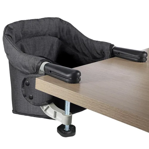 Toogel Gancho para Silla Alta: Silla Alta Portátil y Plegable para Bebés y Niños Pequeños de 6-36 Meses, 37 libras, Negro