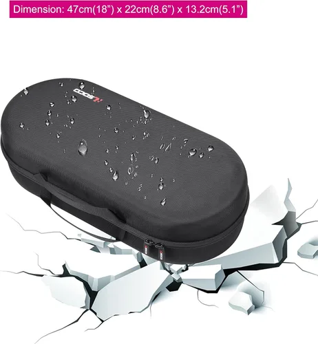 Vista 6 de RLSOCO Estuche Rígido para Dyson Airwrap Complete Long/Complete Styler HS08 HS05 HS01, NO para Dyson Airwrap i.d. - Se ajusta a 4 piezas de barriles