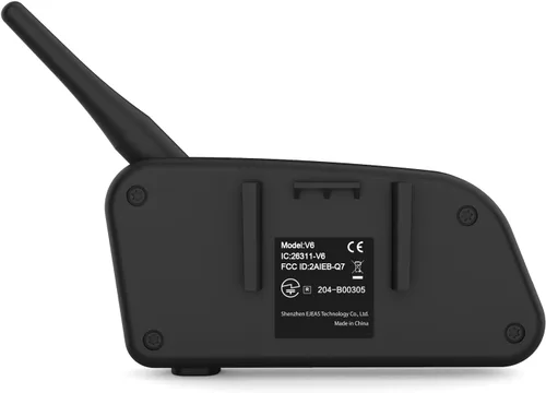 Vista 7 de EJEAS Vnetphone V6 - Casco de motocicleta con intercomunicador Bluetooth, sistema de comunicación Bluetooth 5.1 con función de llamada manos libres