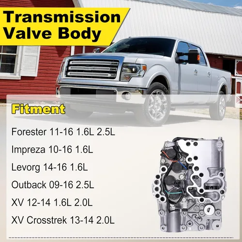 Vista 2 de 163740B TR580 Cuerpo de la válvula de transmisión compatible con Subaru Forester Impreza Outback 2.5L