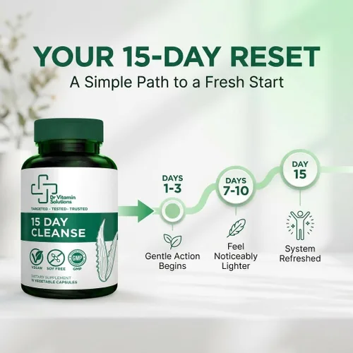 Vista 6 de Limpieza de 15 días - Desintoxicación natural de colon y apoyo digestivo con Senna, Aloe Vera, Cascara Sagrada y probióticos - Programa de limpieza
