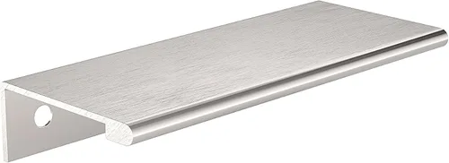 Vista 40 de Richelieu Hardware BP98982510 Lincoln Collection 1 pulgada (25 mm) de centro a centro Manija de tirador de borde de gabinete y cajón de aluminio