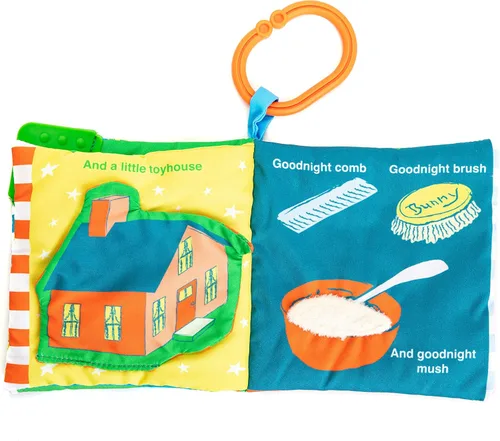 Vista 4 de Kids Preferred Goodnight Moon Libro Suave con Clip Para Llevar, 5 Pulgadas