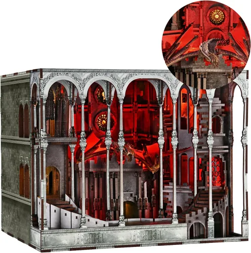 Vista 21 de CCCDF Kit de rincón de libros – Kit de casa de muñecas de bricolaje para adultos y adolescentes, decoración de estantería con luz LED, regalos