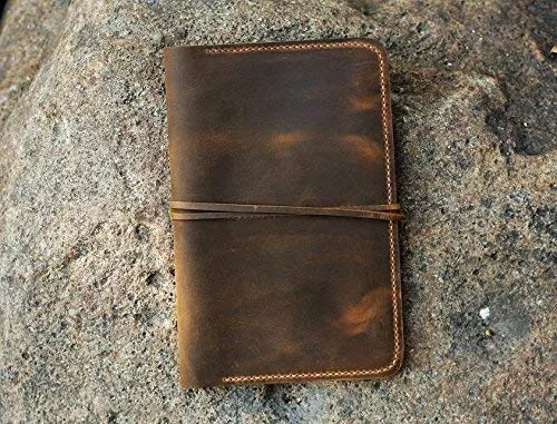Vista 3 de Personalized distressed leather family passport holder case organizerLeather family 4 passport travel wallet cover case FP405SL