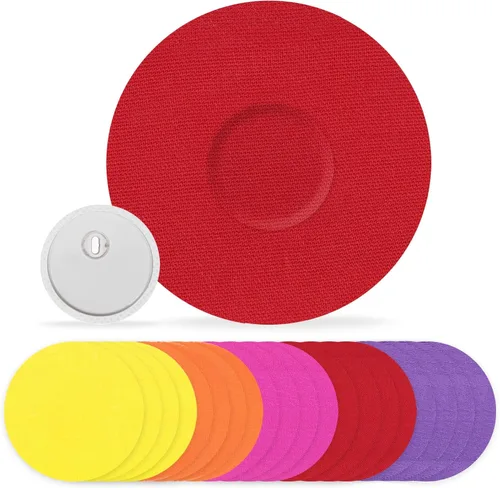 Vista 14 de Cubiertas de Sensor Libre 2 Impermeables, 20 piezas Parches Adhesivos para Libre 2 Cinta CGM Flexible de Larga Duración por 14 Días Sin Orificio