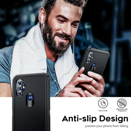 Vista 7 de LeYi Compatible para Moto G Play 2023 Funda: Funda para Teléfono Motorola G Power 2022 con 2PCS Protector de Pantalla, Cubierta a Prueba de Golpes