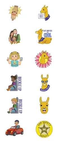 Vista 9 de Paquete de 4 estabilizadores de receptáculo de cinturón de seguridad - Refuerzo de hebilla para cinturón de seguridad de automóvil - Eleva tu