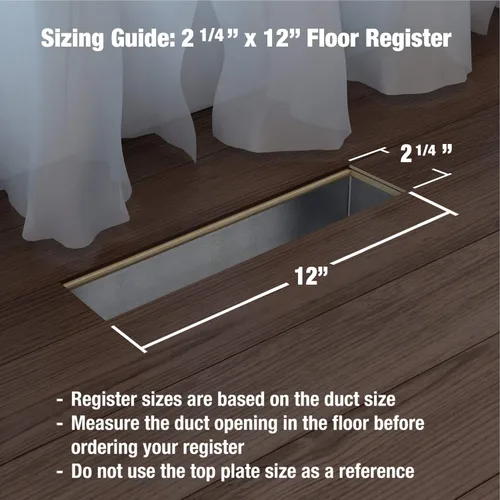 Vista 5 de Imperial Manufacturing RG1471 - Registro de piso de plástico con persiana
