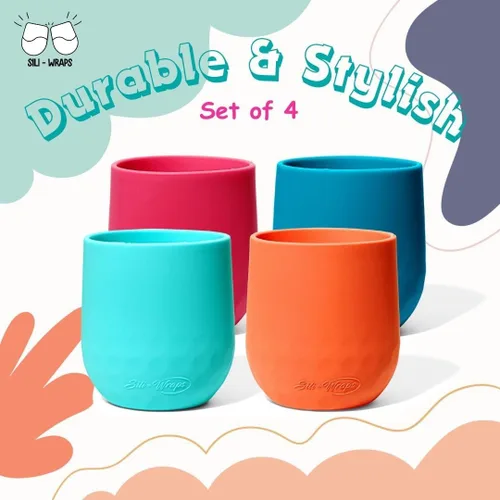 Vista 7 de Copas de vino de silicona irrompibles Vasos reutilizables para fiestas, campamentos, playas y barcos 100% silicona Juego de 4 Sin BPA, apto