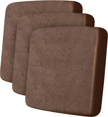 Vista 46 de ANARACHON Fundas de cojín de sofá con aspecto de cuero, juego de fundas de asiento de sofá, protector de muebles para sillón seccional, sofá biplaza