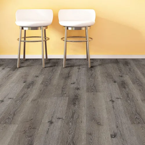 Vista 11 de MSI McKenna 7 pulg. x 48 pulg. Piso de vinilo de lujo, losetas de núcleo rígido, baldosa LVT, LVT impermeable, acabado de veta de madera, marrón