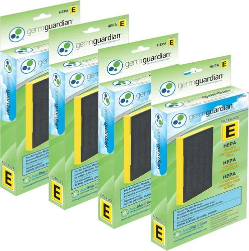 GermGuardian Filter E HEPA Pure Genuine Air Purifier Replacement Filter, Removes 99.97% of Pollutants, for AC4100, AC4100CA AC4150BL, AC4150PCA Air de Guardian Technologies