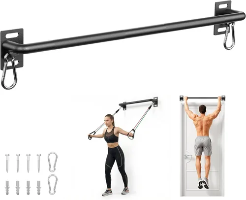 HANDBODE Pull Up Bar for Doorway and Wall Mount - Chin Up Bars for Home Gym, 36‘’/52‘’ in Upper Body Workout Equipment with 500 lbs Capacity,