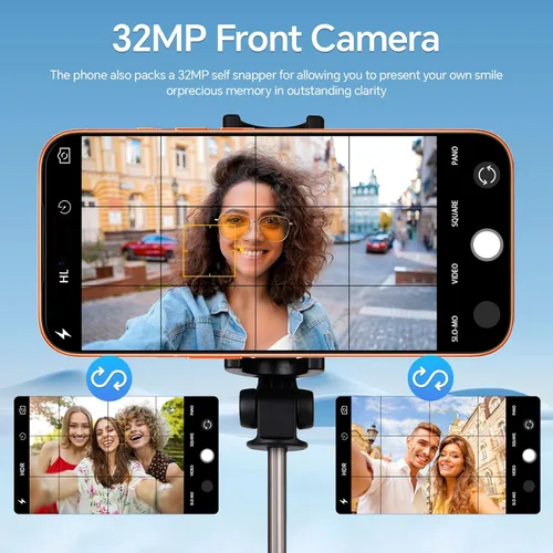 Vista 7 de Teléfonos celulares desbloqueados Q17 PM, 5G Dual SIM Dual Standby Android 15 Smartphone, teléfono Android 16+512GB, pantalla HD de 6.9 pulgadas