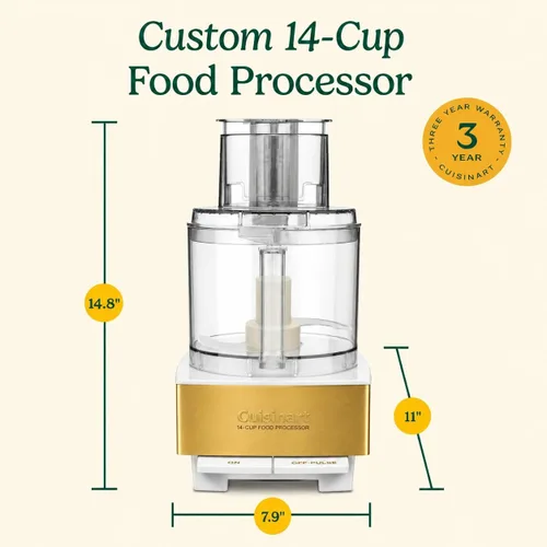 Vista 7 de [Usado] Cuisinart Mini PREP - Procesador de alimentos personalizado, 2.63 tazas, color plateado Acero inoxidable