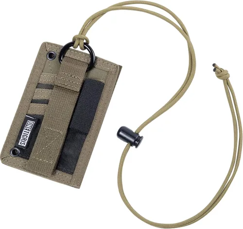 Vista 11 de Porta tarjetas táctico para documentos, bolsillo organizador con llavero de OneTigris