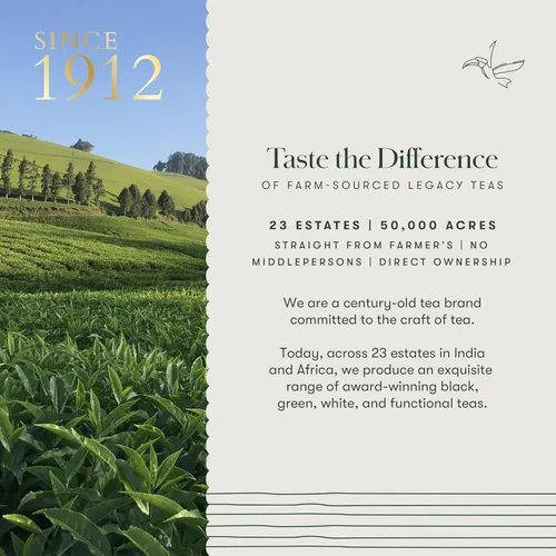 Vista 10 de Luxmi Estates Chai Adda-Bari - Lata de 100 gm Masala Chai Té negro orgánico certificado