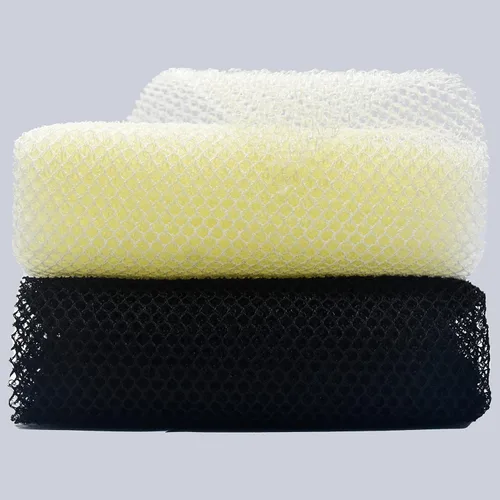 Vista 6 de 2 unidades exfoliantes africanas para el cuerpo, esponjas de red de lavado para ducha y baño (2 negras)