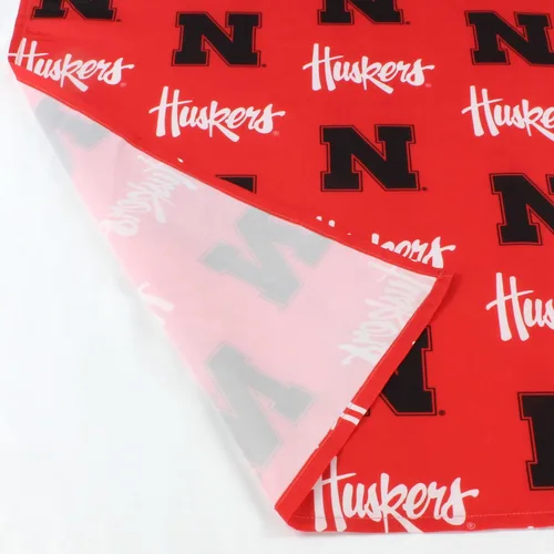 Vista 3 de College Covers Everything Comfy Nebraska Cornhuskers Curtain Panel Set, 2 Panels, 2 Matching Tie Backs, 42 inches Wide by 63 inches Long