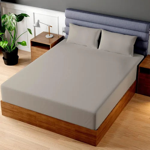 Vista 19 de Superity - Sábana bajera ajustable de lujo de calidad de hotel, 100% algodón, ultrasuave, agradable al tacto e hipoalergénica, bolsillo profundo