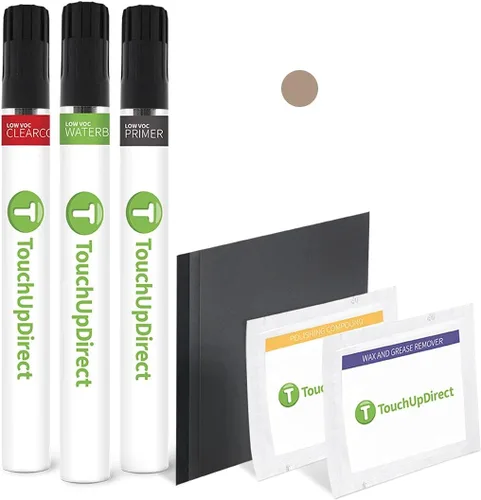 Vista 44 de TouchUpDirect QM1 Cloud White compatible con Pintura de retoque en aerosol Nissan Exact Match - Kit esencial