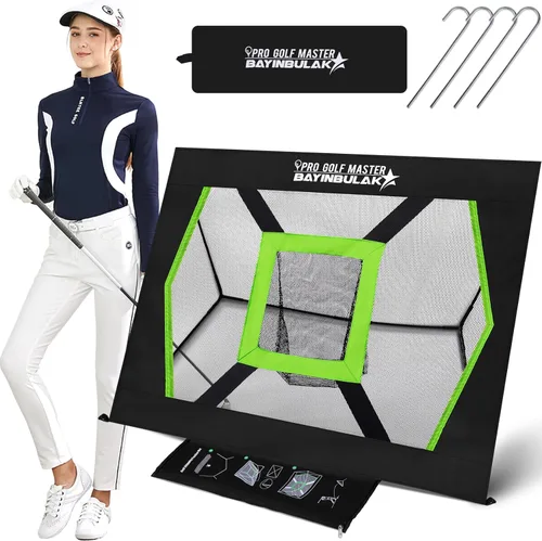 Vista 10 de BAYINBULAK Red de práctica de astillado de golf, accesorios de golf para hombres, 1 paquete