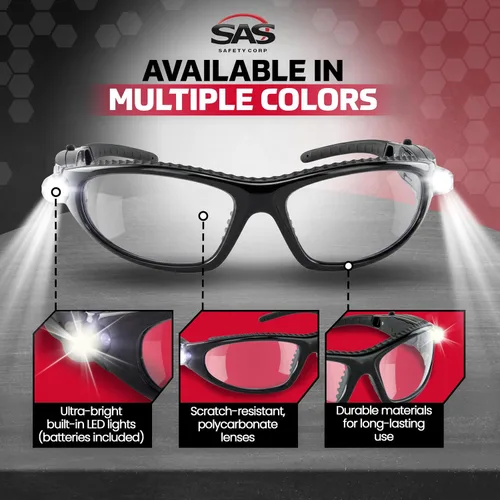 Vista 5 de SAS 5420-50 LED lentes de seguridad para inspectores