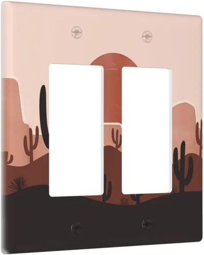 Vista 18 de Placa de pared de 1 cuadrilla, diseño de playa, océano, amanecer, mar, atardecer, cubierta de interruptor de luz en blanco, decorativo, sin