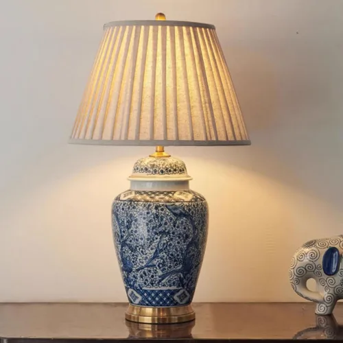 Vista 7 de Lamp for Desk Creative Ceramic Table Lamp Retro Study Living Room Corner Decorative Lamp Bedroom Bedside Lamp Desk Lamps for Home Office