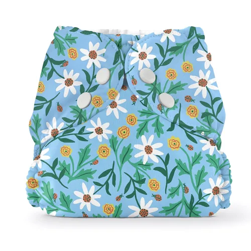 Vista 19 de Esembly Funda para pañales de tela – Pañal de natación reutilizable, impermeable, transpirable, capa exterior ajustable sobre interior absorbente